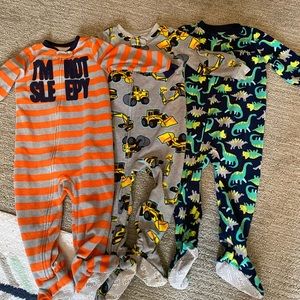 Toddler boys fleece pajamas